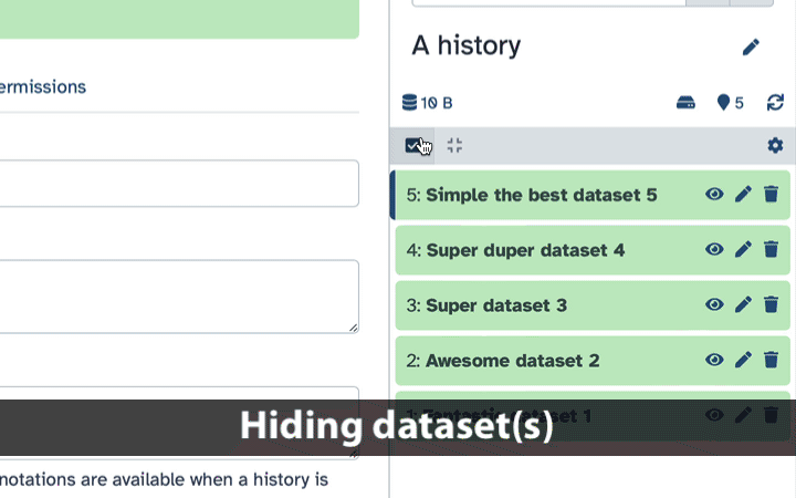 An animated gif showing how to hide datasets